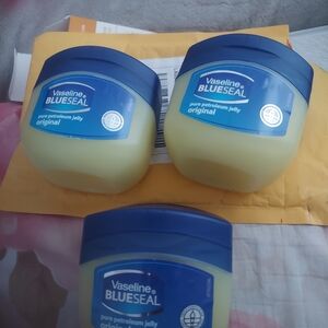 Vaseline Blue Seal Petroleum Jelly – Lot of 3 – Original Formula – New